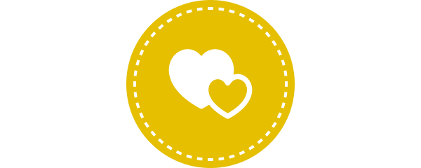 Icono de amor de compa&ntilde;ero de ayuda - Servicio de atenci&oacute;n