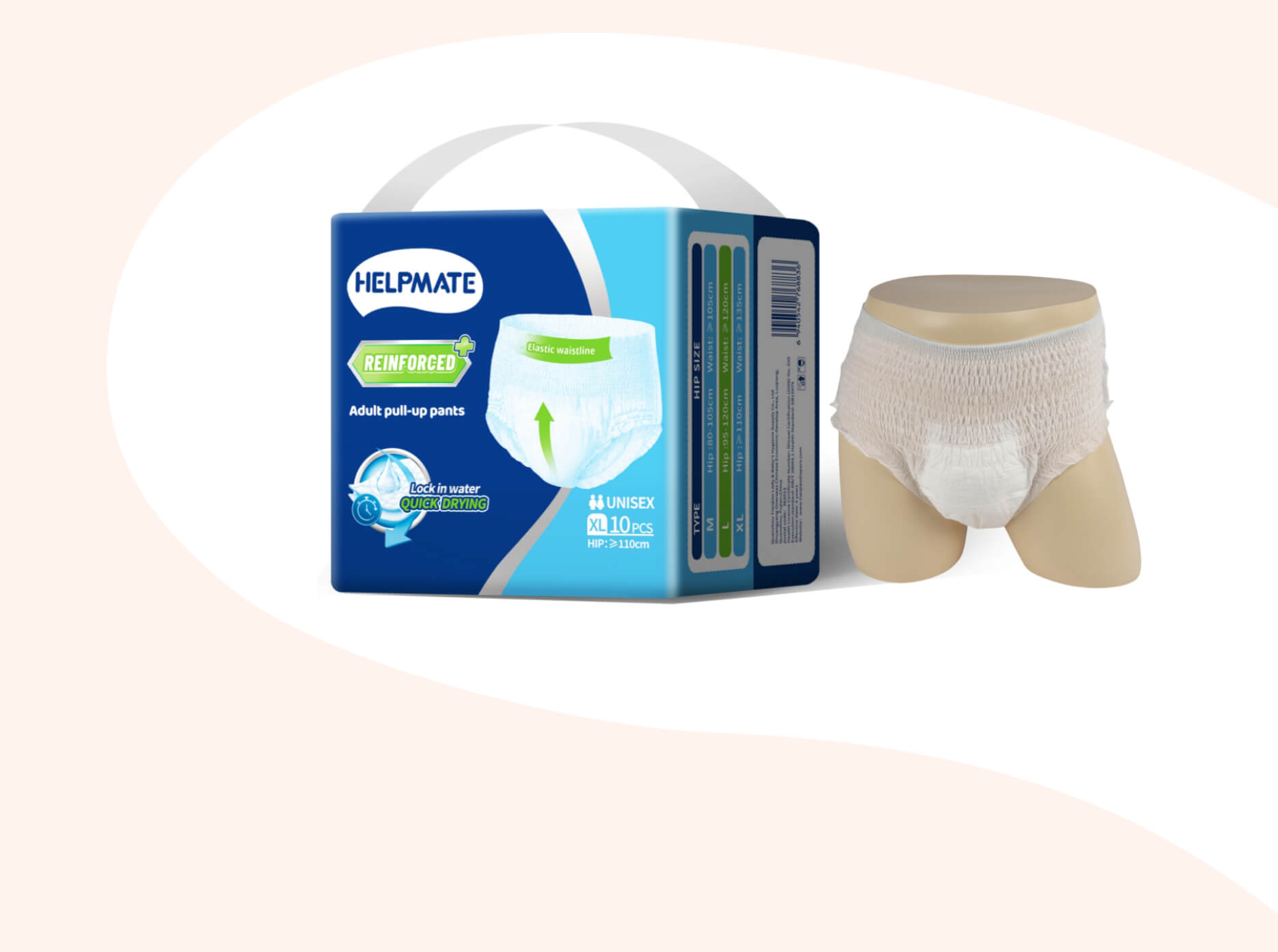 Pantalones pull-up para adultos Helpmate Soluciones basadas en actividades