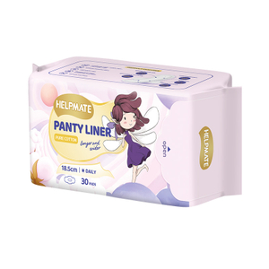 Almohadilla sanitaria de algod&oacute;n ultracompacta de 185 mm para protecci&oacute;n contra la luz (30 piezas)